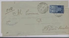 POSTAL HISTORY 1946 letter between mayors 2 lire medieval ref 322