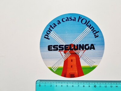 ESSELUNGA HOLLAND STICKER STICKER STICKER VINTAGE 80s ORIGINAL
