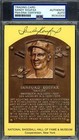 Sandy Koufax PSA DNA Coa Autograph Gold Hall of Fame Plaque Signed