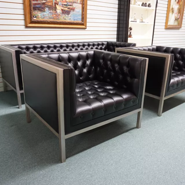Fantastic Amsterdam Transitional sofa and 2 arm chairs antique