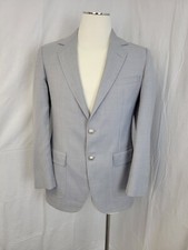 Suit Jacket The Victorian House Grey Custom Fit West Port Plaza Vintage