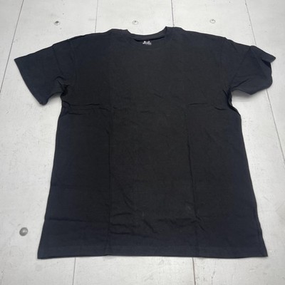 Epic Sports Shirt Mens XL Black Heavyweight 100% Cotton Blank Tee Pre-Shrunk