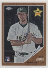 2011 Topps Heritage Chrome /1962 Eric Sogard #C121 6f8