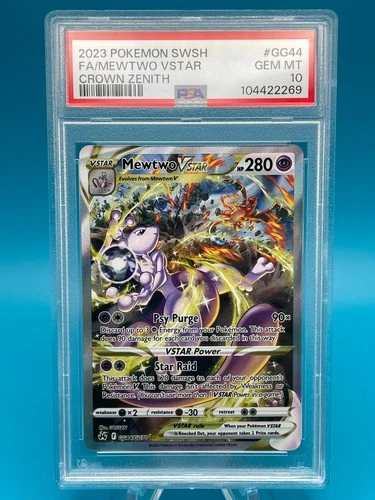 PSA 10 Mewtwo VSTAR GG44/GG70 - 2023 Pokemon Crown Zenith Galarian Gallery