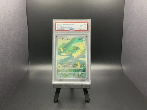 PSA 10 | Drampa #184 | Illustration Rare | Temporal Forces | Pokémon | 2024
