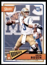 2018 Panini Classics Josh Rosen #205 Rookie UCLA Bruins