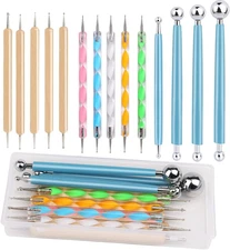 14 Pcs Dotting Tools Ball Styluses with Box, Dotting Tools Set Rock Painting, Po