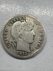 1913 Barber Liberty Head Dime 90% silver Actual coin Good Coin