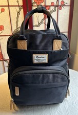 Ruvalino YW168-B Black Diaper Bag Backpack Polyester, Pockets, Zipper, M
