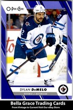 2023-24 O-Pee-Chee Dylan DeMelo #470 Winnipeg Jets Pee-Chee - Blue Border NHL 