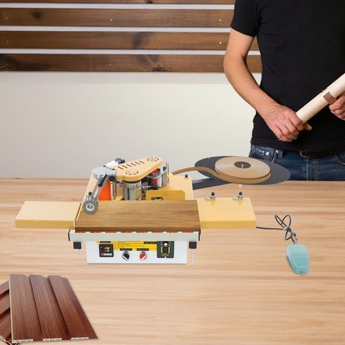 Automatic Woodworking Edge Banding Machine, Curve Straight Edge Banding Machine