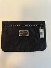MARC JACOBS STANDARD SUPPLY WORKWEAR SMALL BAG BLACK CASE NEW ZIP QUILTED NWT