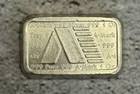 1 oz USVI Vintage 1981  A-Mark Amark Chunky Style Bar A/163/S .999 Silver