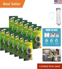 Washing Machine Lint Traps - 24 Pack with Fasteners for Drain Safety