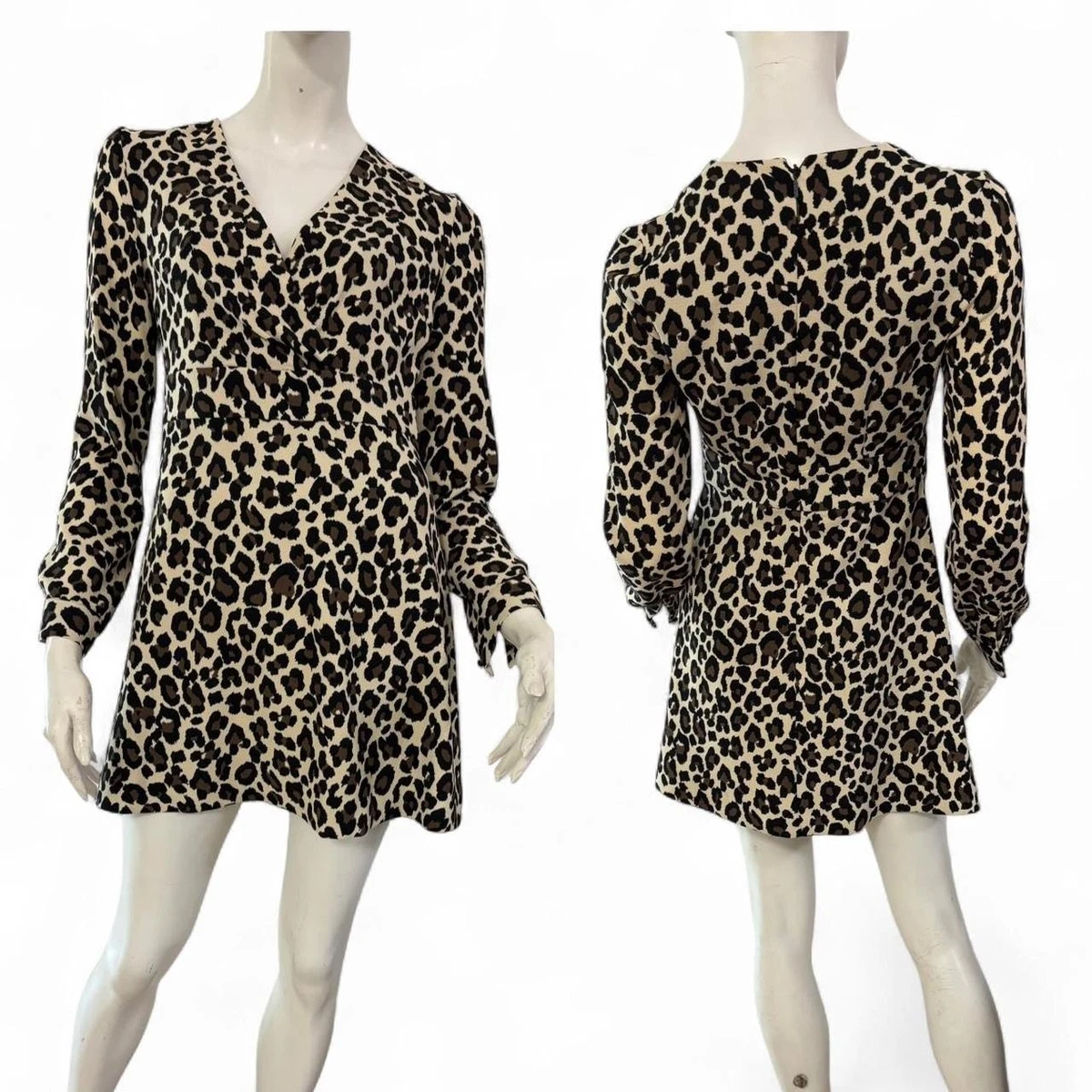 Vestiti da donna fantasia stampa animalier a lunghezza della manica manica corta di festa, cocktail | Acquisti Online su