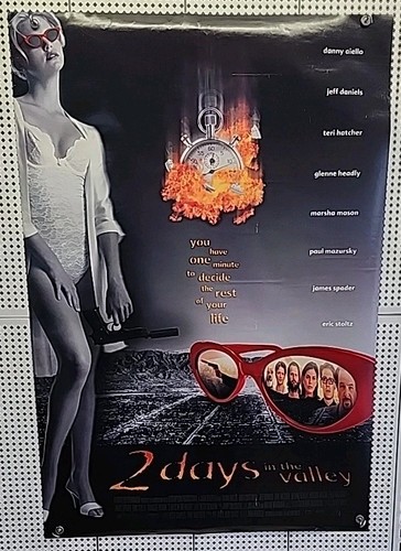 2 Days In The Valley 1996 Double-Sided Movie Poster 27x40 Terri Hatcher