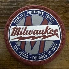 Milwaukee Limited Edition 100 Years Sew On Patch 2.25 Inch New Patch