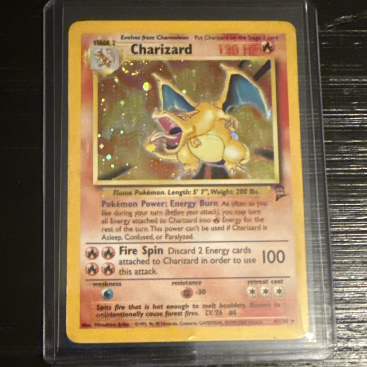 Charizard Pokémon TCG Base Set 2 English Collectible Individual