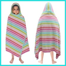 Hooded Bath Towel Wrap - 100 Cotton Terry Large Oversized Hooded Kids Towel ...
