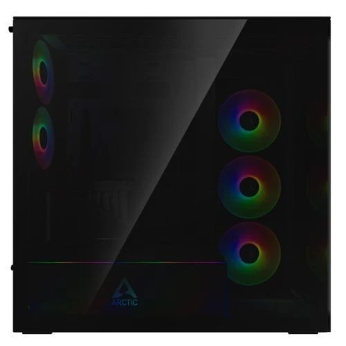ARCTIC Xtender Black Tinted Glass Dark 5 x ARGB Fans A-RGB PSU Shroud Tool Kit - Image 3 of 4