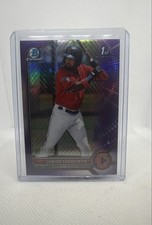 2022 Bowman - Chrome Prospects Junior Sanquintin #BCP-80 Purple Refractor...