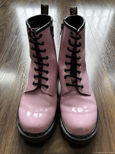 Dr. Martens 1460 Pale Pink UK (5) Patent Lamper Leather 1460 Combat Boots BNWD - Picture 8 of 19