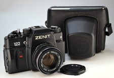 1991 NEAR EXC USSR "ZENIT-122" SLR camera  MC HELIOS-44M-6 lens, f2/58 M42 4 