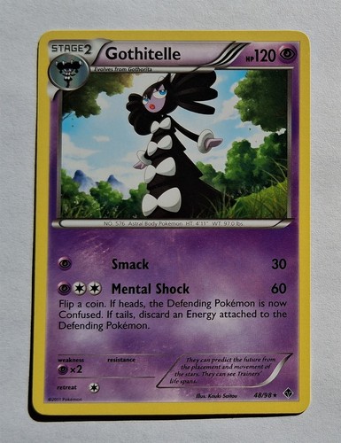 Pokemon - Gothitelle - Emerging Powers 48/98 - Rare - LP