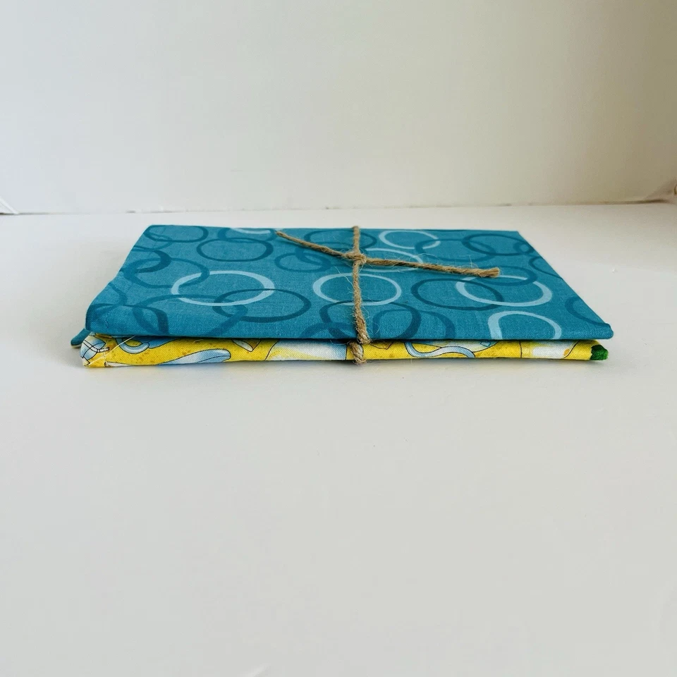 2件套手工100%纯棉双面餐巾柠檬水圈 — 第 2/4 张图片