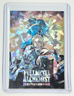 Fullmetal Alchemist Limited Artist Signed ''Brotherhood'' Refractor Card 1/1