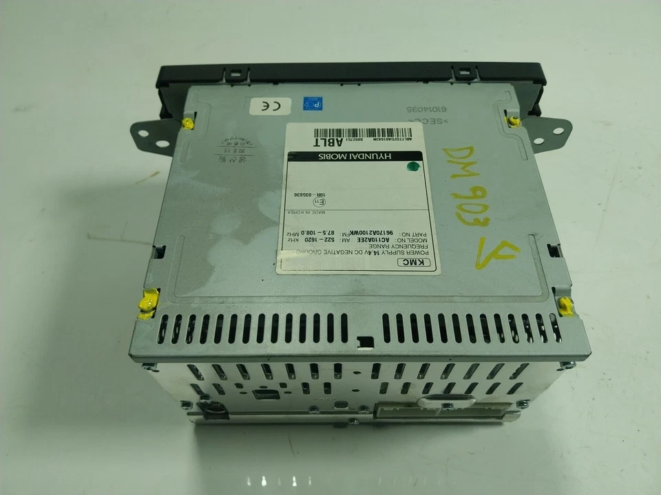 96170A2100WK AUDIOSYSTEM / RADIO-CD / 91170A2100 / 17388450 FÜR KIA PRO CEE´D J - Bild 3 von 4