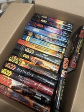 16 Hardcover Books Novel Star Wars Lot Bantam Jedi Order 66 Darksaber Rusch