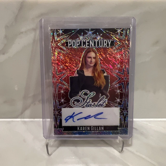 2024 LEAF METAL POP CENTURY KAREN GILLAN STARLET AUTOGRAPH /5 #S-KG1