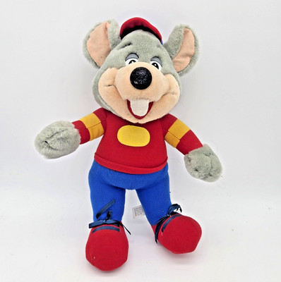 Retro Chuck E. Cheese Vintage 1996 14 Zoll Plüsch SELTEN Stofftier Puppe Showbiz Pizza Time 
