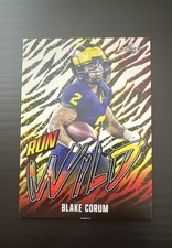 2024 Leaf - Run Wild Blake Corum #RW-3 (RC)
