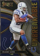 2020 Panini Select - Unbreakable Football Frank Gore #U23 NM