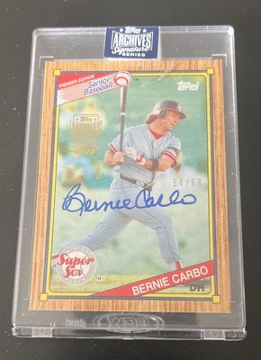 2020 Topps Archives Signature Series - Retired Player Edition Buybacks Bernie...