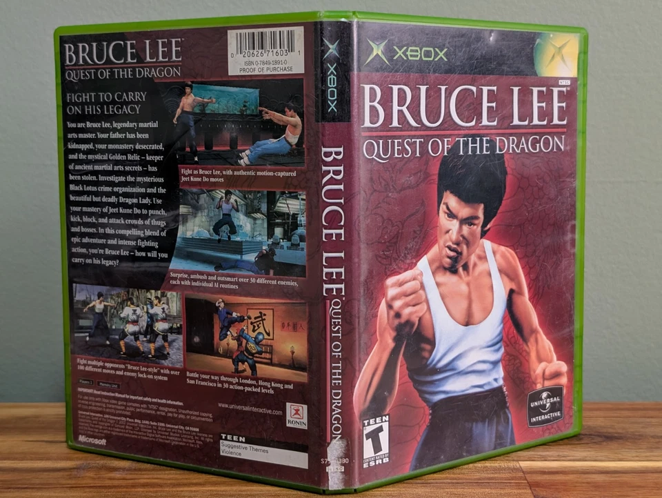Bruce Lee: Quest of the Dragon (Microsoft Xbox)No Manual-Tested - Excellent Disc - Image 4 of 4