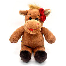 Build A Bear Smallfrys Holly Moose Furry Christmas Holiday Stuffed Plush Toy