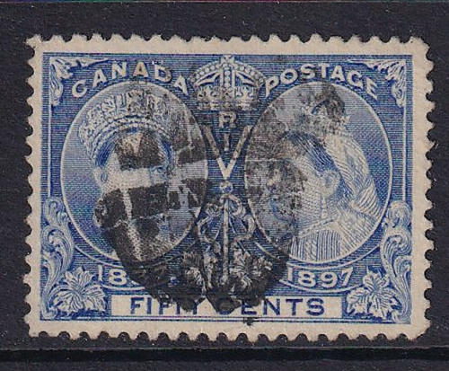 Canada Jubilee Issue #60 With a Cork Cancel Used F/VF CV $182.50