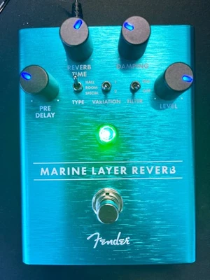 Fender Marine Layer Reverb Guitar Effects Pedal Excellent condition Boxed - Image 1 of 4