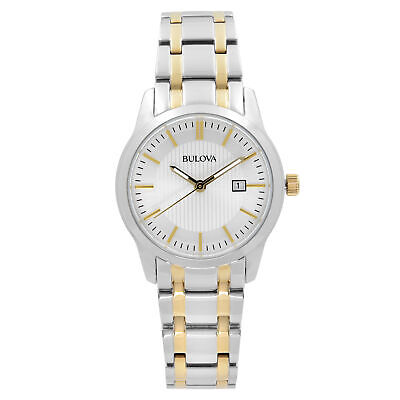 Bulova Classic Two-Tone Stainless Steel Silver Dial Ladies Bulova Classic Two-Tone Stainless Steel Silver Dial Ladies