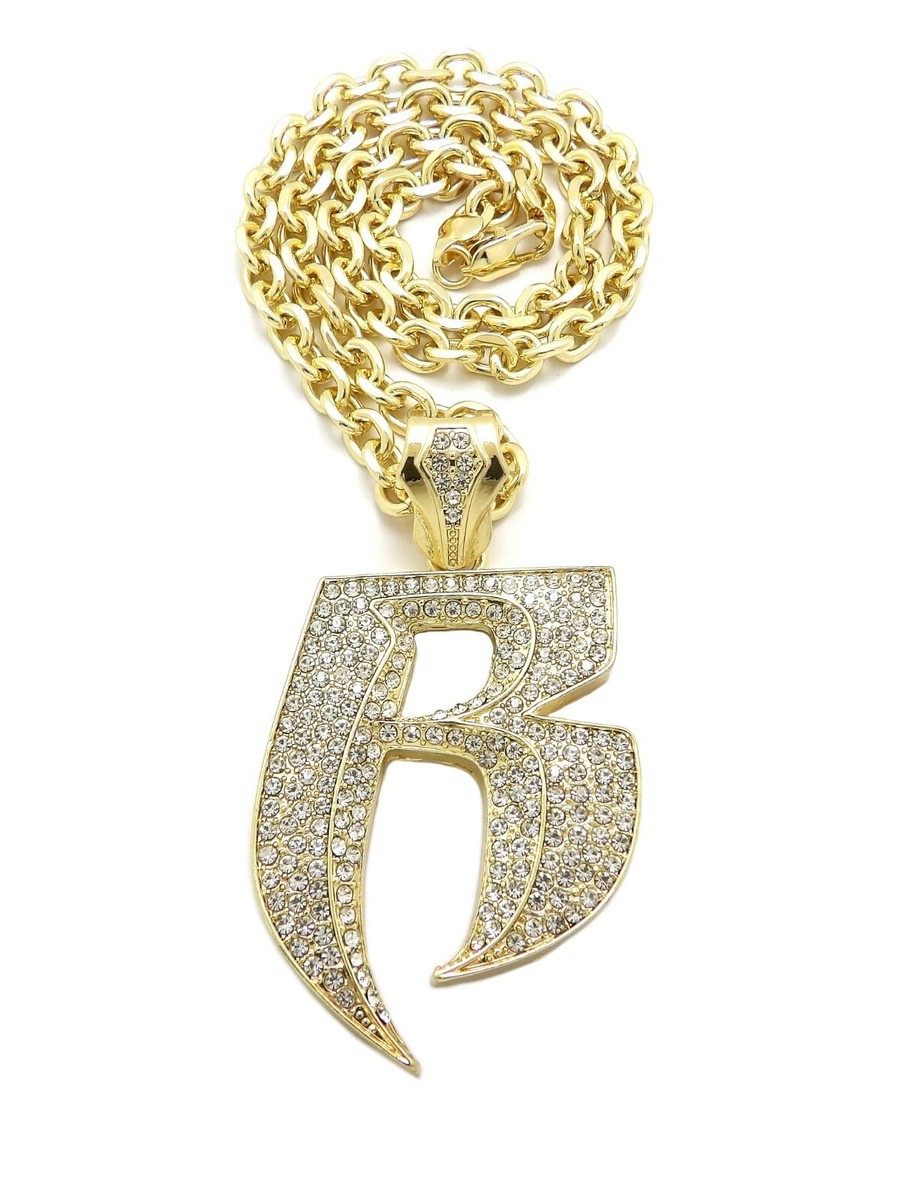 Iced Hip Hop DMX Ruff Ryder Pendant 7mm/18
