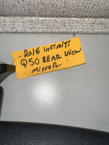 14 15 16 17 18 19 Infiniti Q50 Rear View Mirror w/Auto Dim & Homelink OEM - Picture 5 of 11
