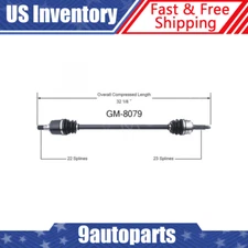 Fits 1989 1990 1991 1992-1994 Geo Metro Automatic Front Right CV Axle CV Joint