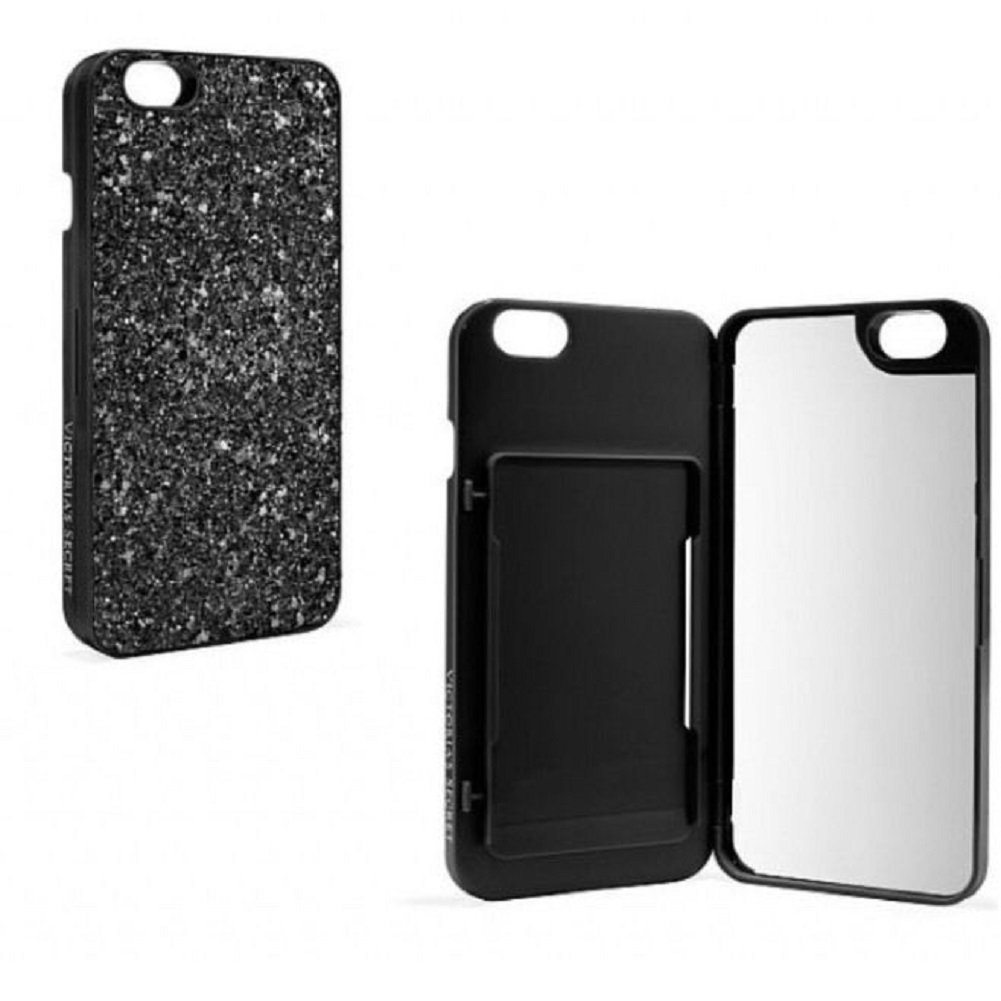 Victoria's Secret - iphone6 iphone6s ケース Victoria's Secret iPhone 6/ 6s Phone Case Card Holder Bling Black