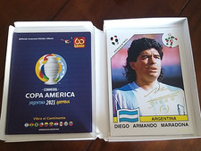 **MARADONA GIGANTOGRAFIA TIRATURA LIMITATA 500 COPIE** PANINI COPA AMERICA 2021