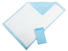 Case of 150 Disposable Underpads: 23" x 36" 58.4cm x 91cm