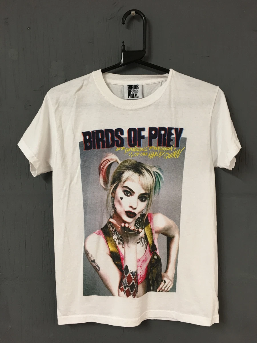 Harley Quinn Suicide Squad White Graphic Print T Shirt DC Margot