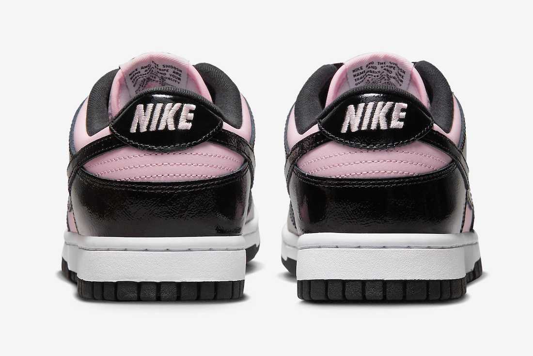 スニーカー Nike WMNS Dunk Low Essential Black Patent Leather DJ9955-600 WMNS) Nike Dunk Low 'Pink Foam Black' DJ9955-600